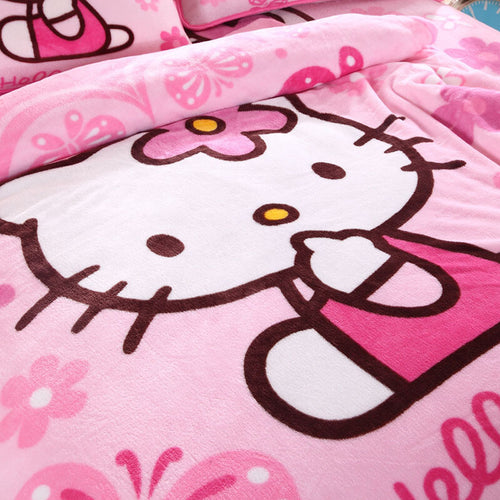 Cartoon Print Polyester Flannel Fabric | 185cm Wide | 300g/㎡