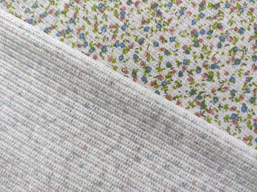 CVC Elastic Irregular Ribbed Print