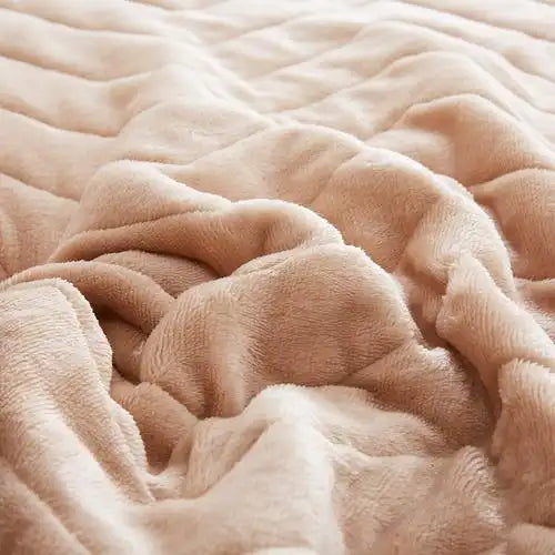 All-polyester flannel fabric